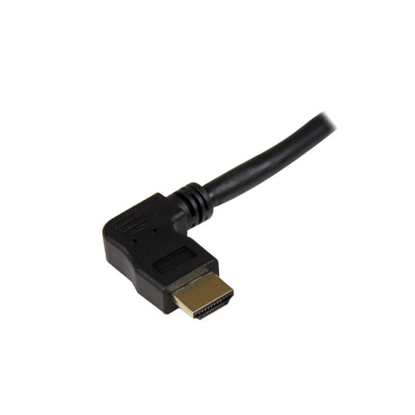 পুরুষ cable.jpg 90 ডিগ্রী বাম কোণ HDMI পুরুষ