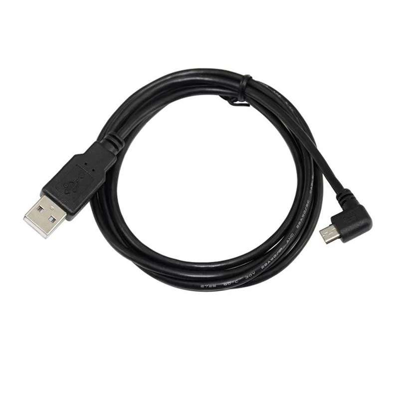 USB 2.0 A Male to Left 90 degree Angle Micro USB Cable USB 2.0 A Male to Left 90 degree Angle Micro USB Cable