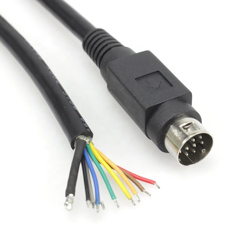 Mini Din 9 pin to Open Wires Controller Cable Mini Din 9 pin to Open Wires Controller Cable