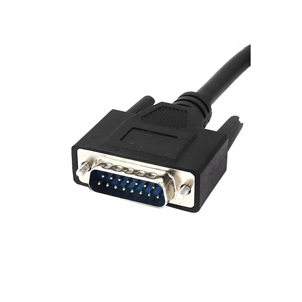 right angle HD26 male to D-sub 15 male cable