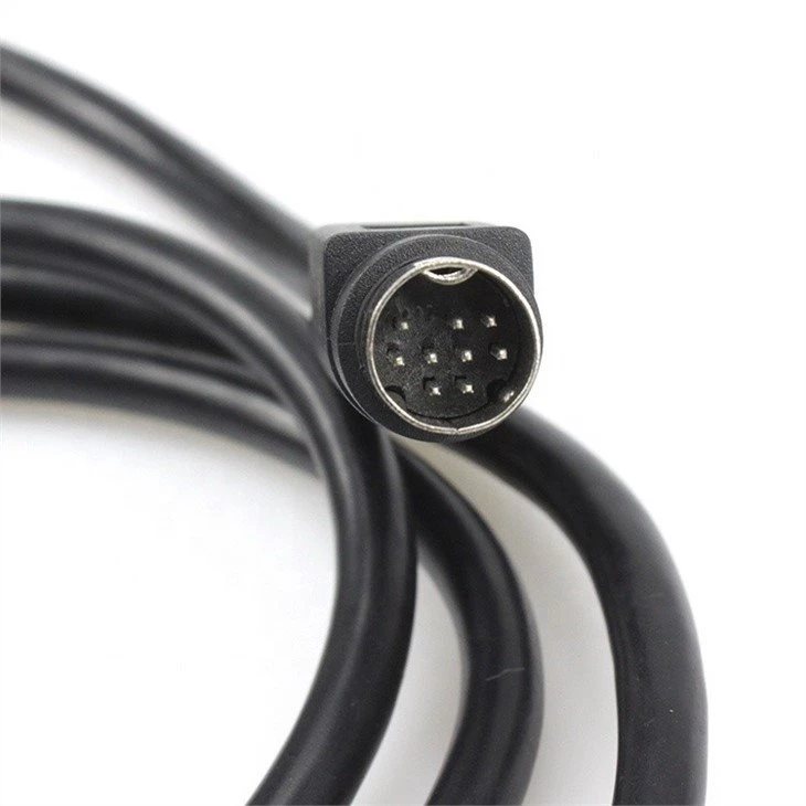 26AWG 9 Cores Mini Din 9 pin stripped tinned Cable